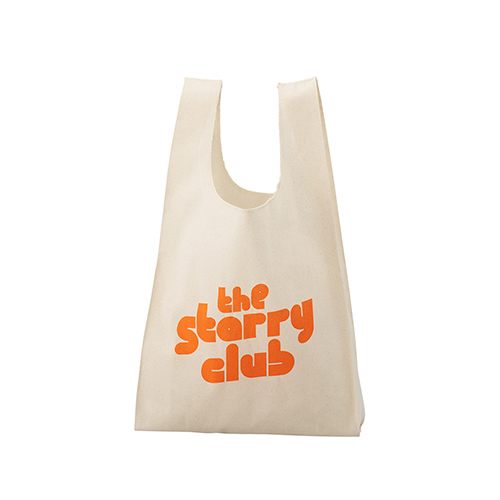 厚手コットンマルシェバッグ(M)ナチュラル