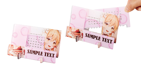 アクリル卓上カレンダー