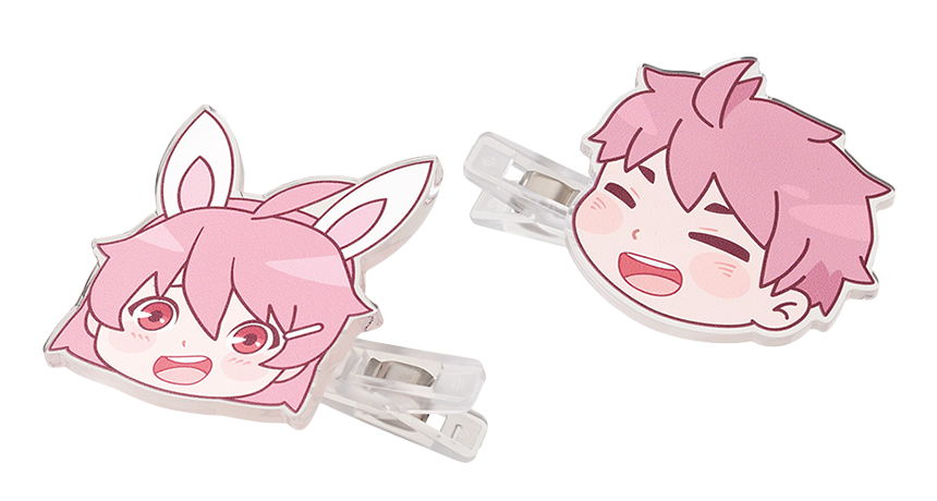 アクリルヘアクリップ