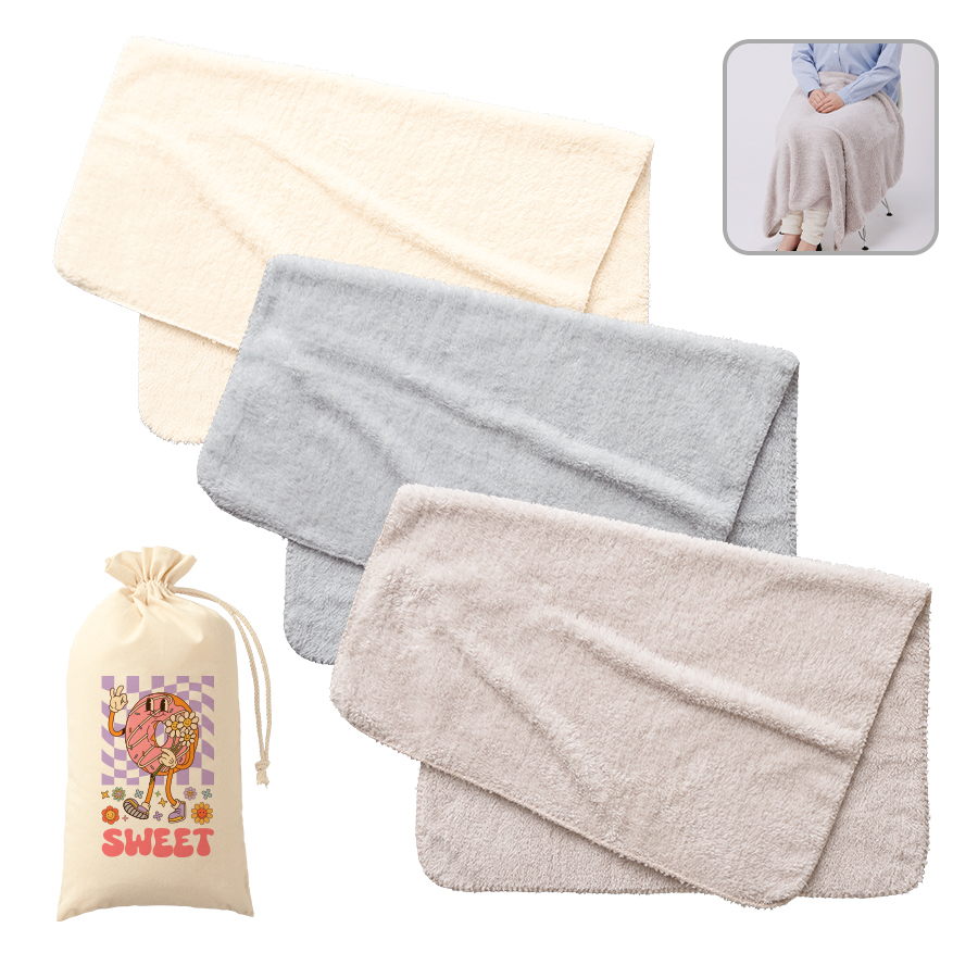 オリジナル カチオン染めレギュラーブランケット(巾着付)