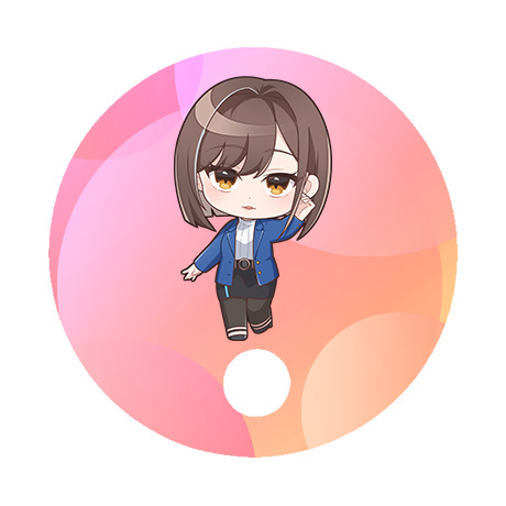 オリジナル クリア型抜きうちわ【印刷専用】