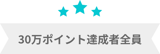 30万ポイント達成者全員