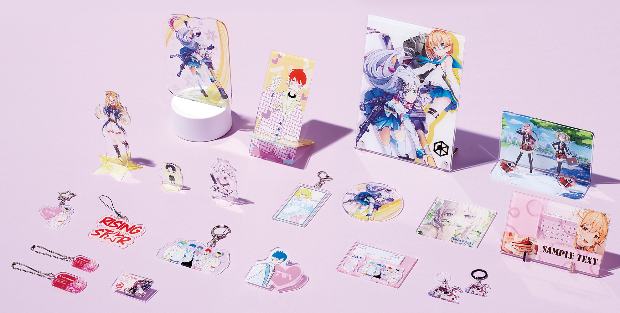 同人グッズとして人気のアクスタとは？