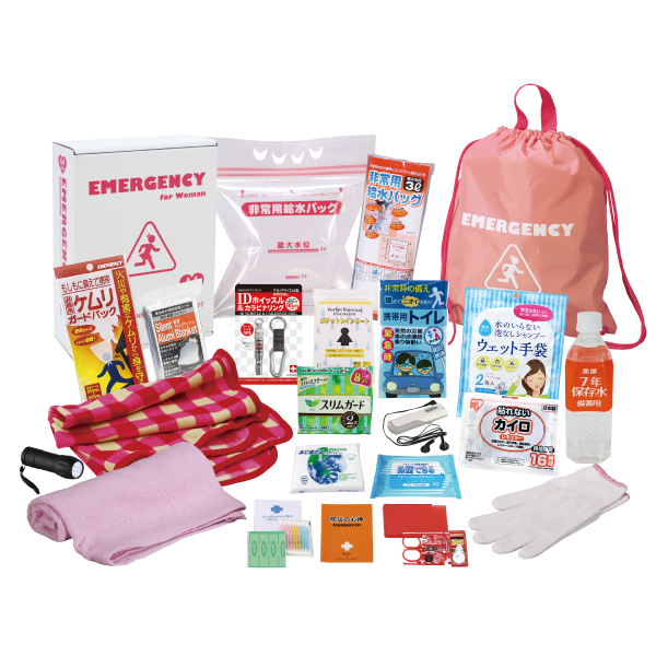 女性防災21点セット