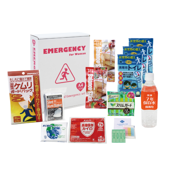1DAY女性の災害対策　12点セット