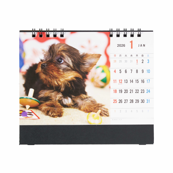 【今期完売】【特急】2026年卓上カレンダー ウィズドッグ&キャット
