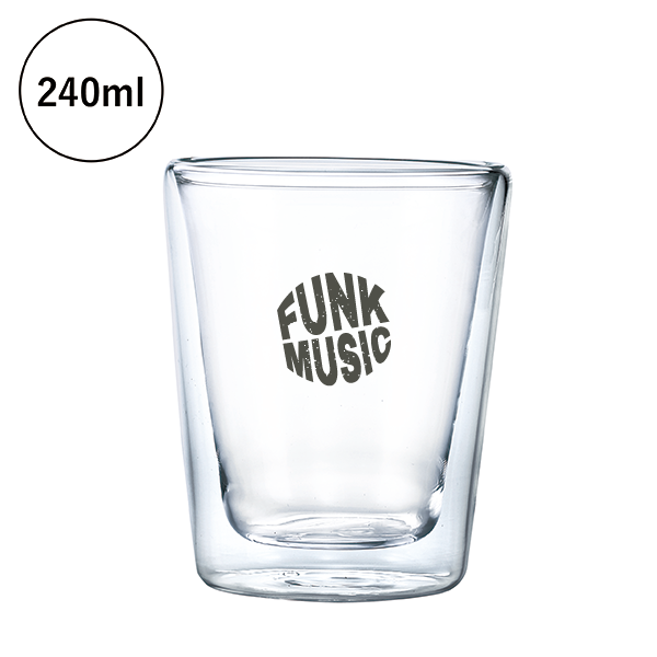 ダブルウォール耐熱タンブラーグラス