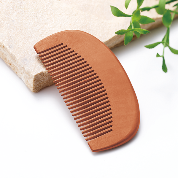 ナチュラルウッド・コンパクトコーム(ジッパーケース入り)