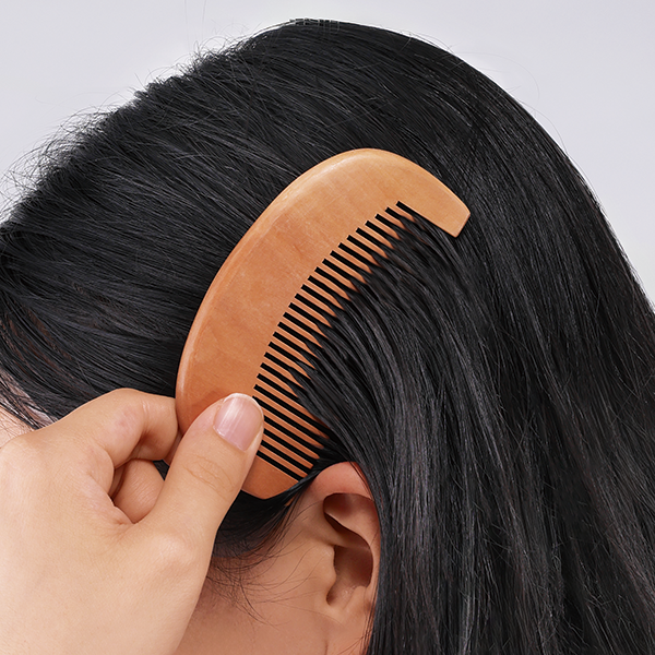 ナチュラルウッド・コンパクトコーム(ジッパーケース入り)