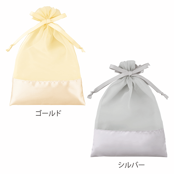 ルルクレール・サテンオーガンジーギフト巾着