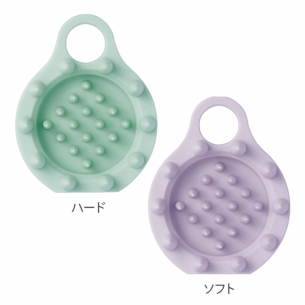 立て置き出来るフック穴付きシャンプースパブラシ