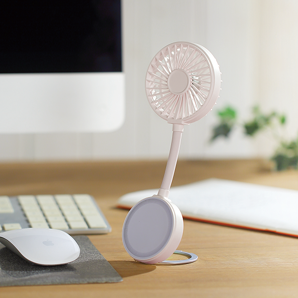 マグネット対応充電式フレキシブルアームファン