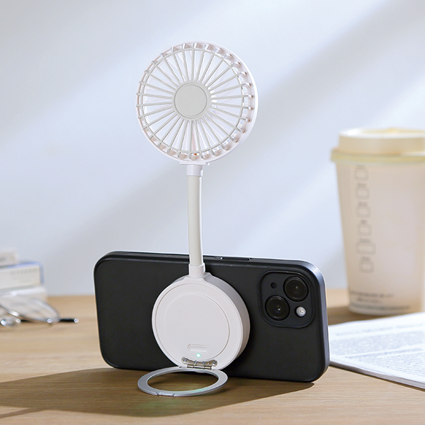 マグネット対応充電式フレキシブルアームファン