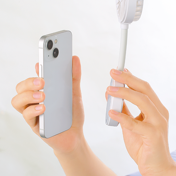 マグネット対応充電式フレキシブルアームファン