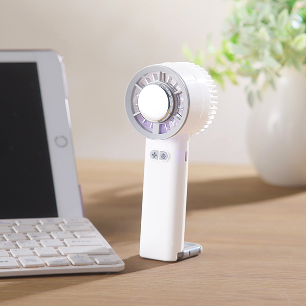 ペルチェ2WAYハンディファン(カラビナ付)