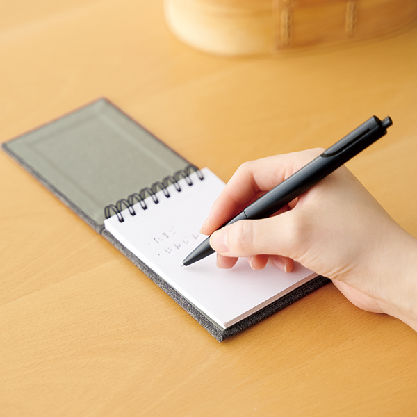 リサイクルPET生地使用リングメモ帳