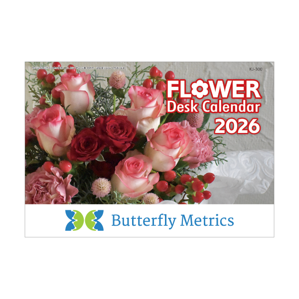 2026年卓上カレンダー FLOWER DESK