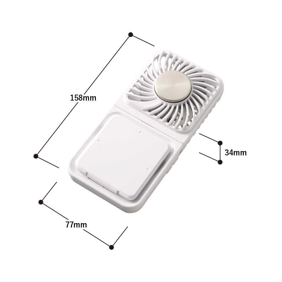 スマホスタンド付冷却プレートUSBファン