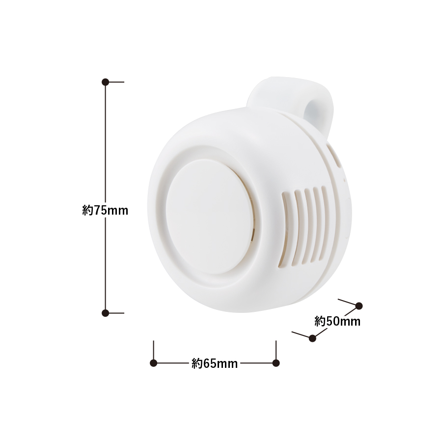 360度回転クリップファン