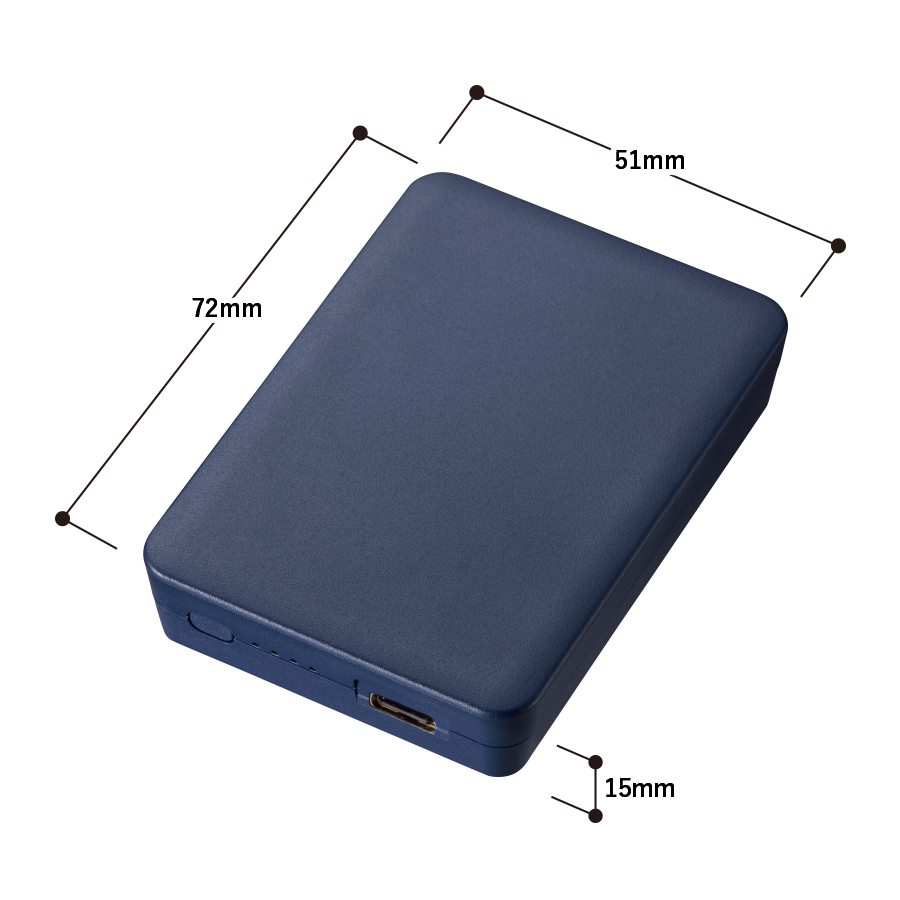 全面印刷できるモバイルチャージャー2500 スクエア