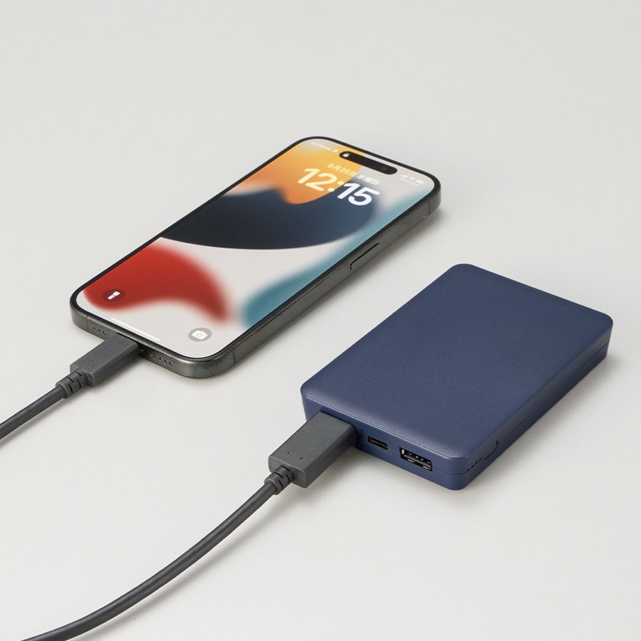 全面印刷できるモバイルチャージャー5000 スクエア