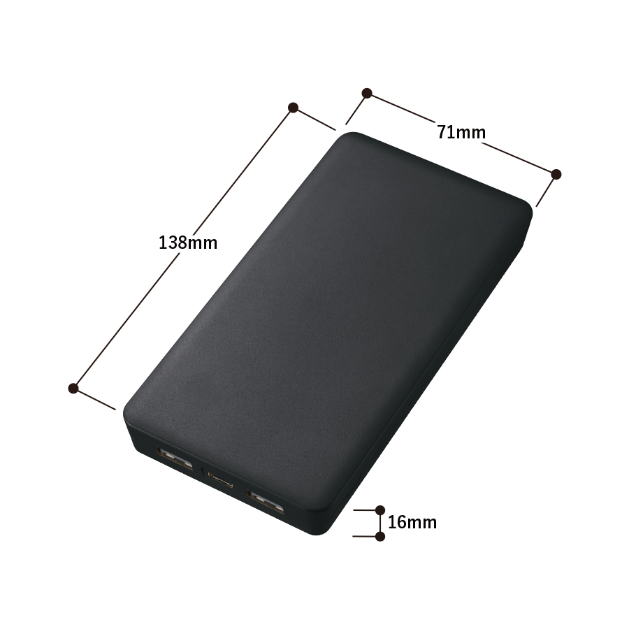 全面印刷できるモバイルチャージャー10000(リン酸鉄使用)