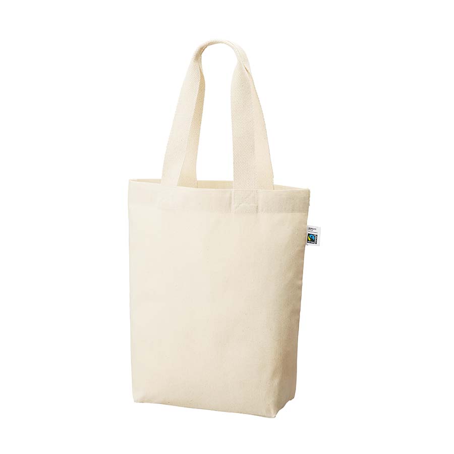 オリジナル フェアトレードコットンベーシックトートバッグ(M) ナチュラル