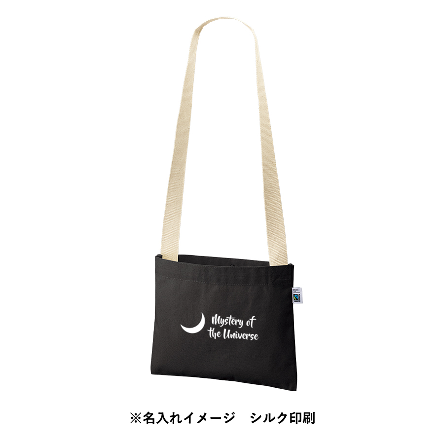 オリジナル フェアトレードコットンキャンバスサコッシュ