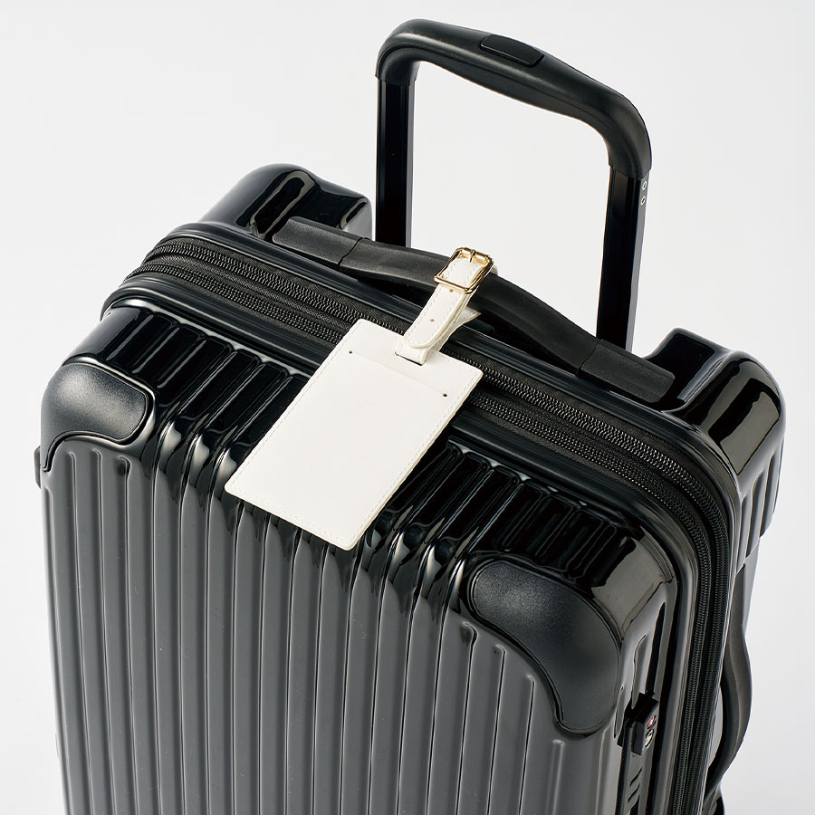 全面印刷できる合皮ラゲッジタグ