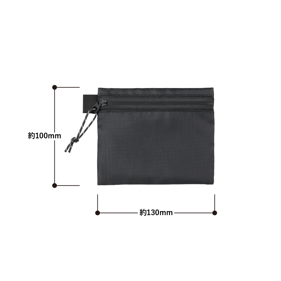 リップストップフラットポーチ(SS)