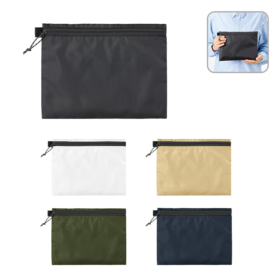 リップストップフラットポーチ(M)