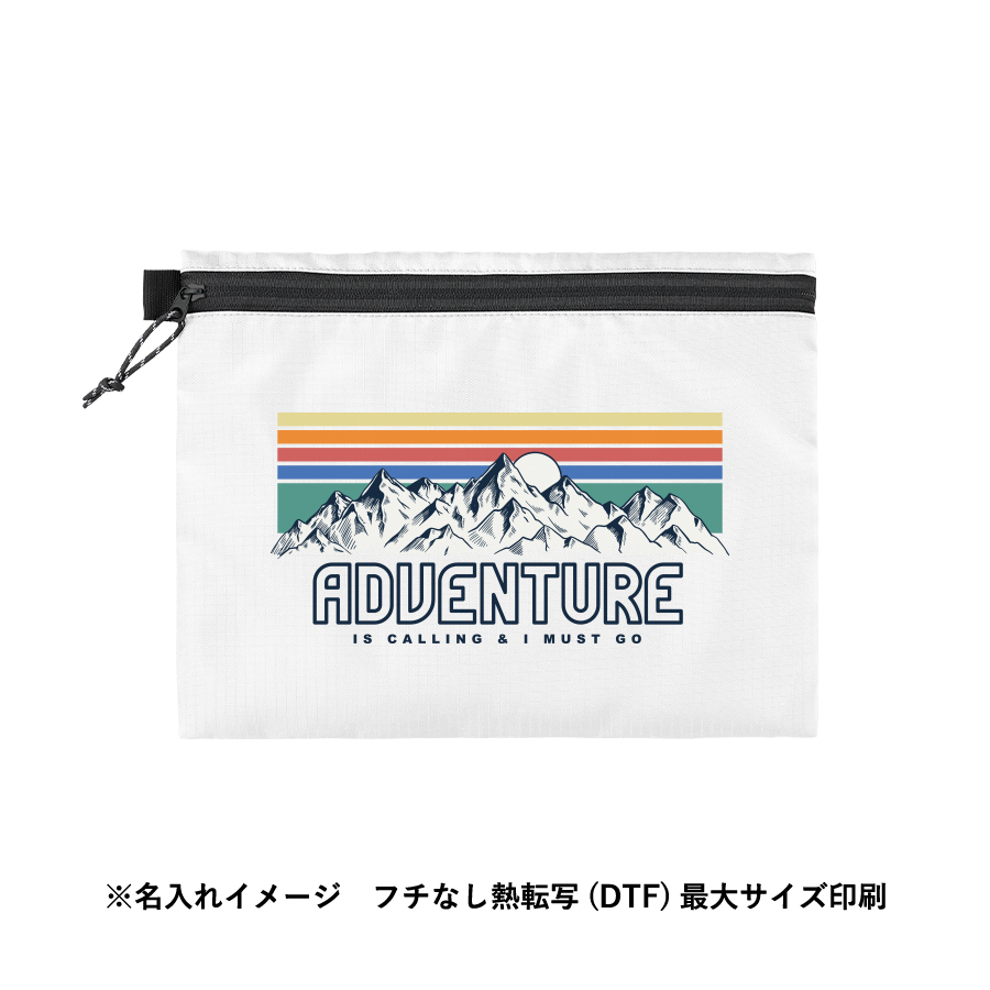 リップストップフラットポーチ(M)