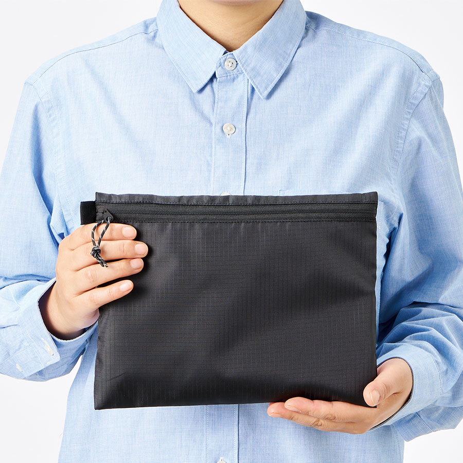 リップストップフラットポーチ(M)