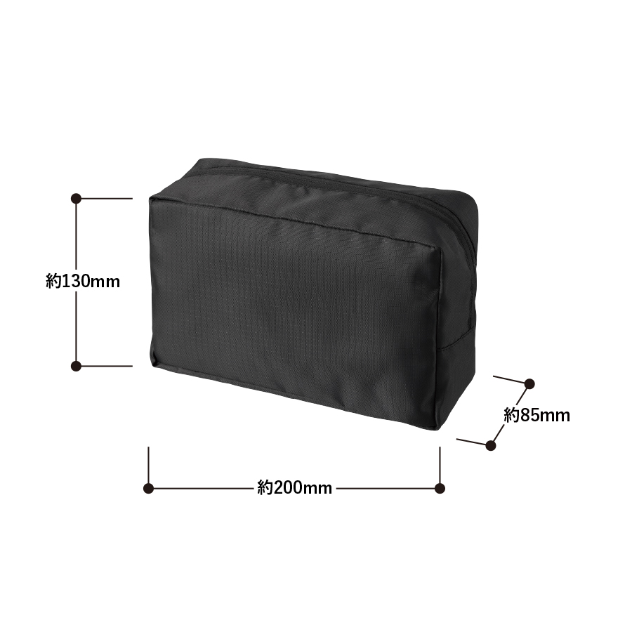 リップストップスクエアポーチ(L)