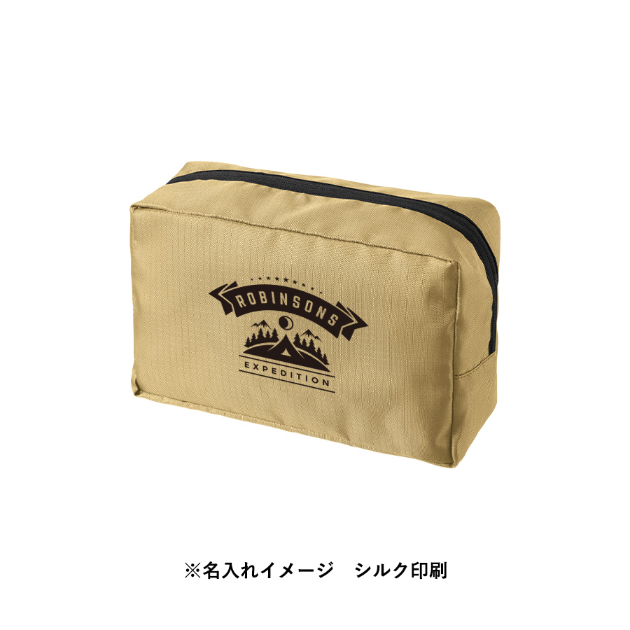 リップストップスクエアポーチ(L)