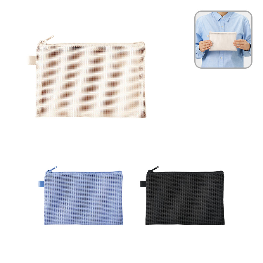ハードメッシュフラットポーチ(S)