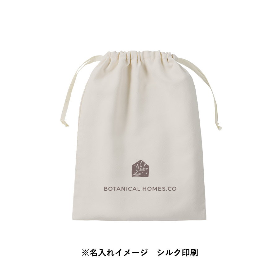 スウェード風巾着(L)