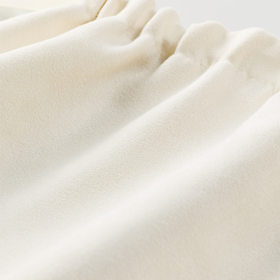 スウェード風巾着(L)