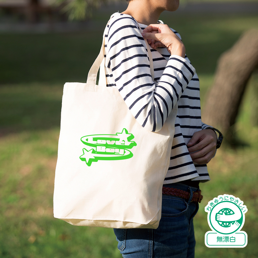 オリジナル コットンバッグ(M)ナチュラル