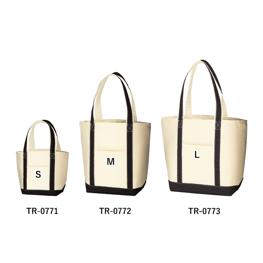 オリジナル キャンバスバイカラートートバッグ(M)