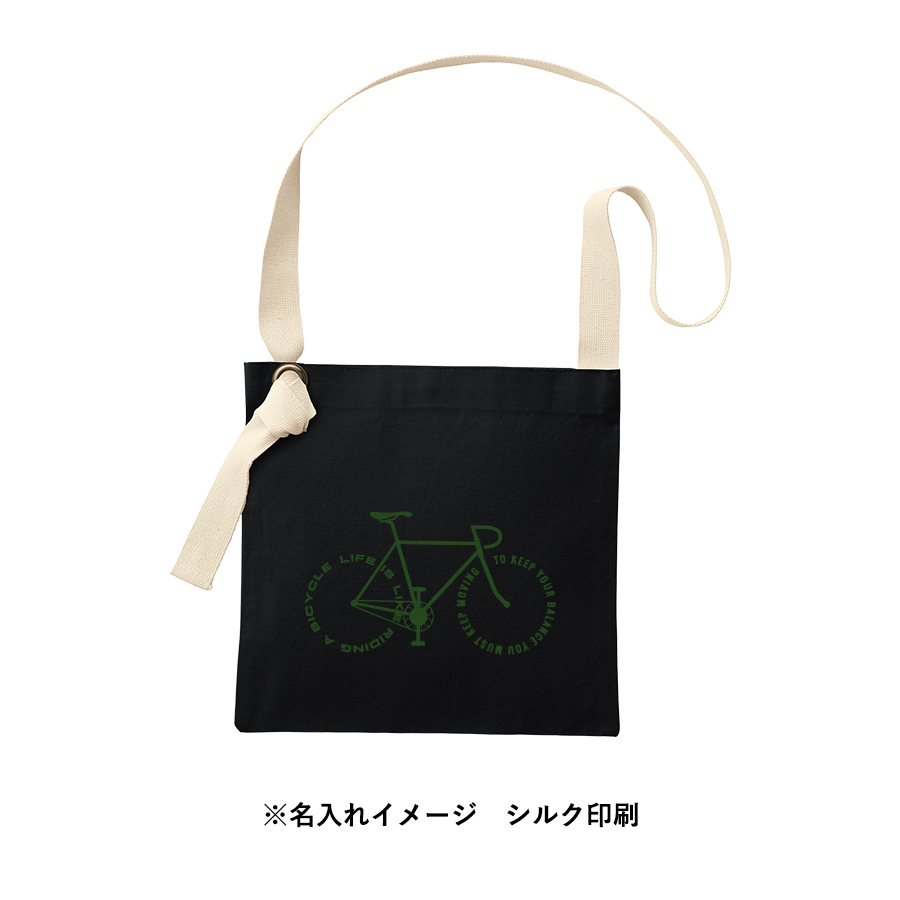 オリジナル キャンバススクエアサコッシュ