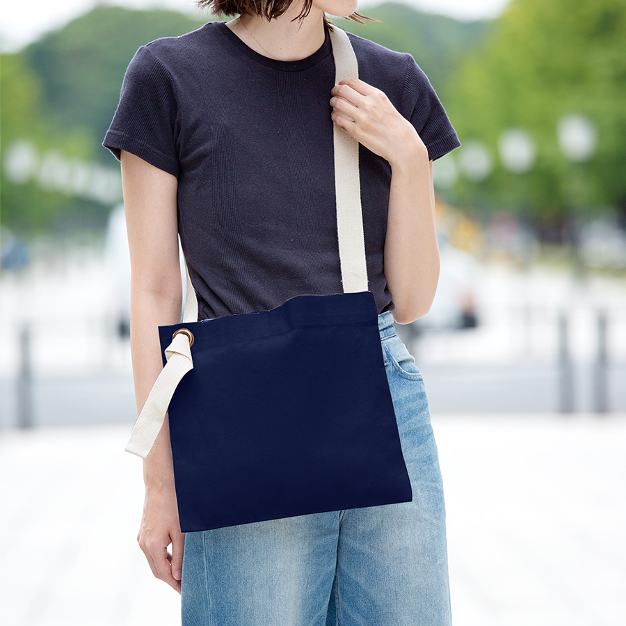 オリジナル キャンバススクエアサコッシュ