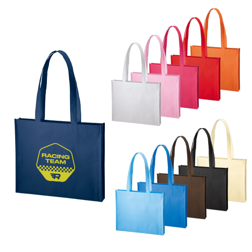 オリジナル　不織布A4ワイドスクエアトートバッグ