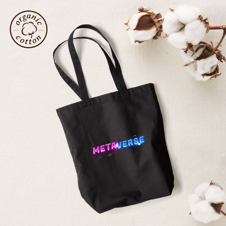 オリジナル オーガニック厚手コットンバッグ(L)