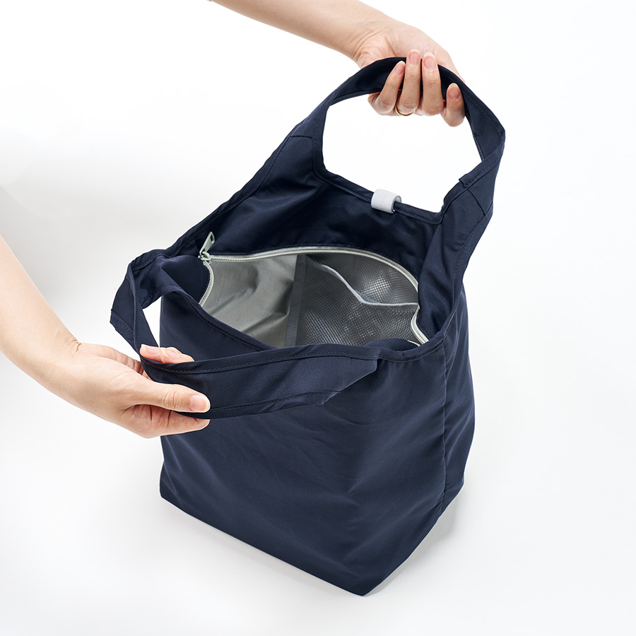 クルリト セルフレジで使いやすいコンパクトクーラーミニマルシェバッグ