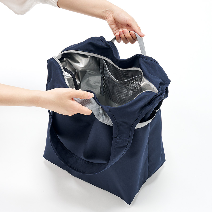 クルリト セルフレジで使いやすいコンパクトクーラーマルシェバッグ