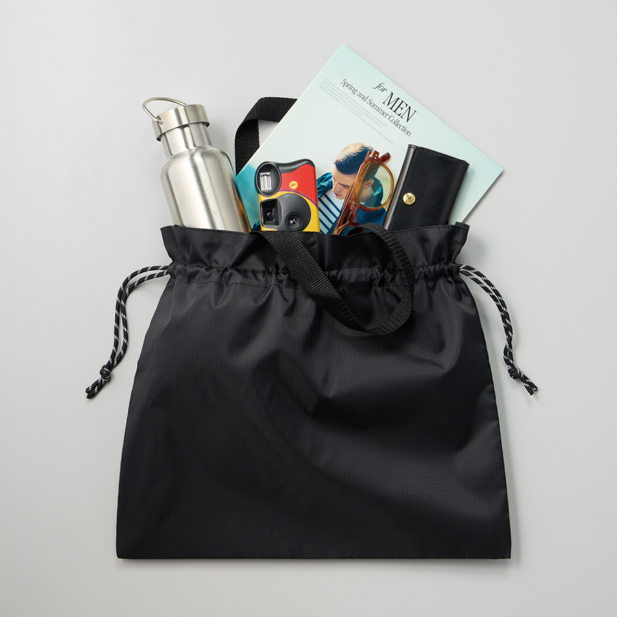 リップストップ巾着バッグ