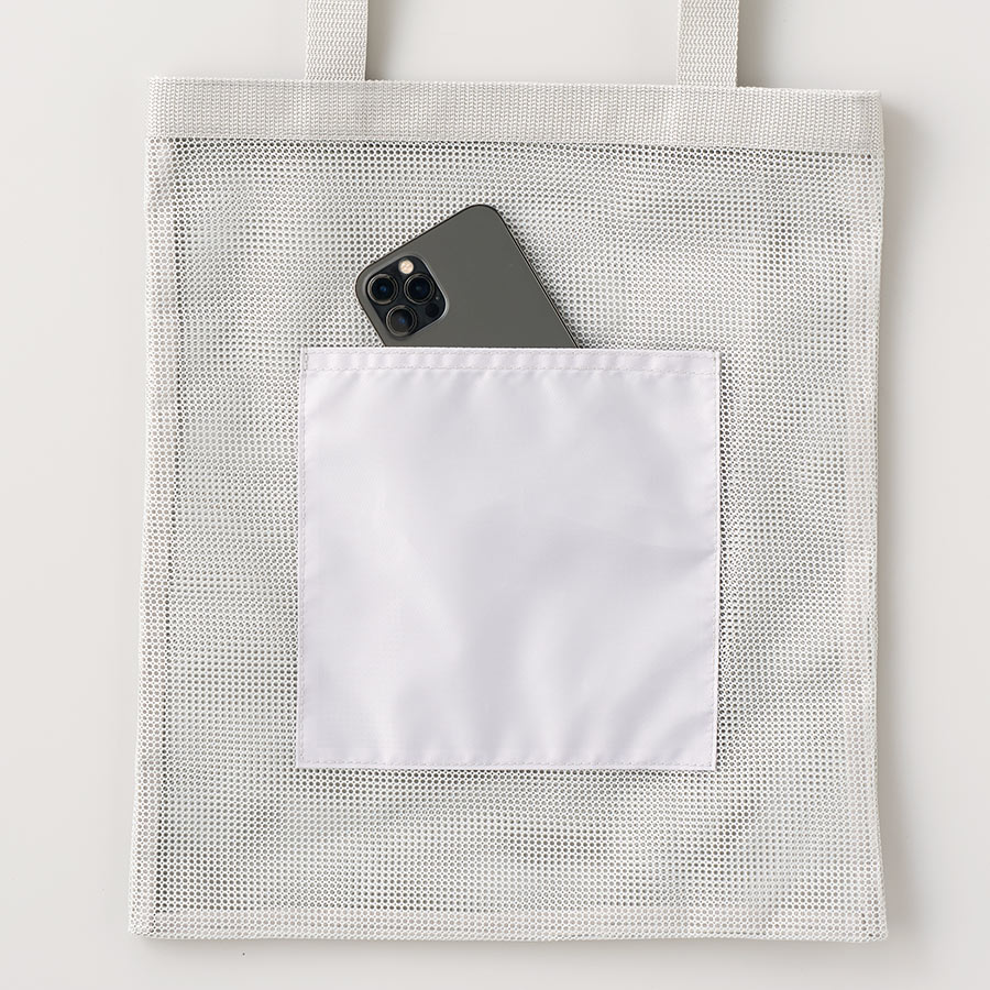 メッシュフラットトート