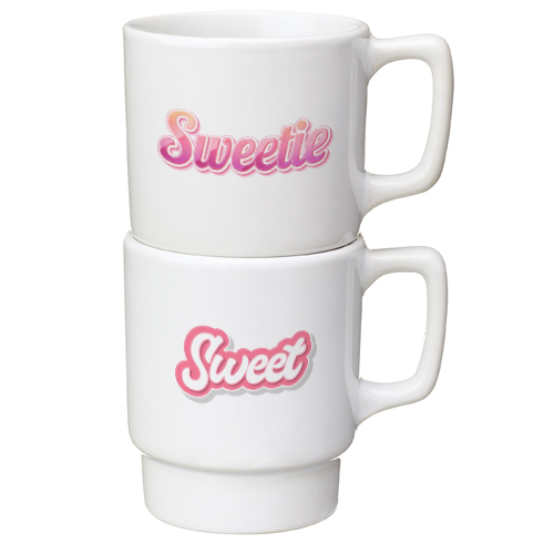 オリジナル　陶器マグカップ　スタッキング