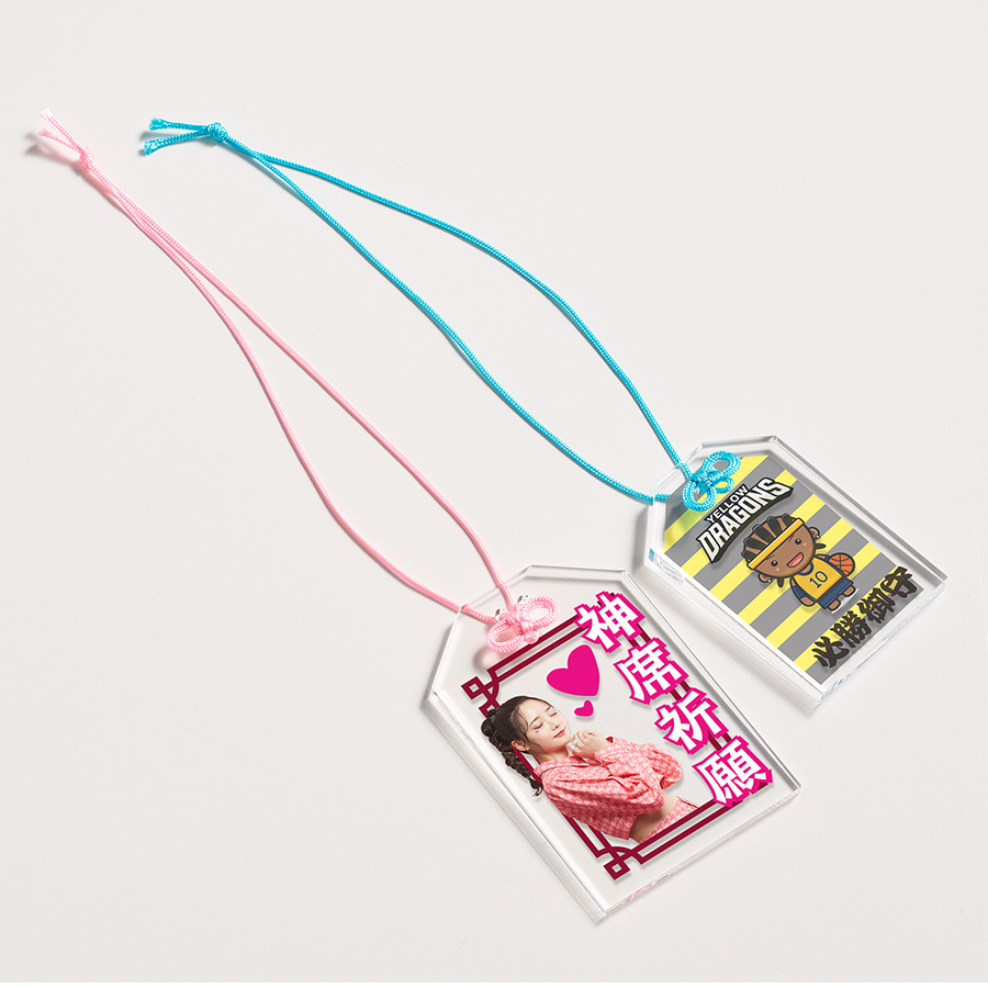 アクリルお守り(M) 5mm厚 片面印刷